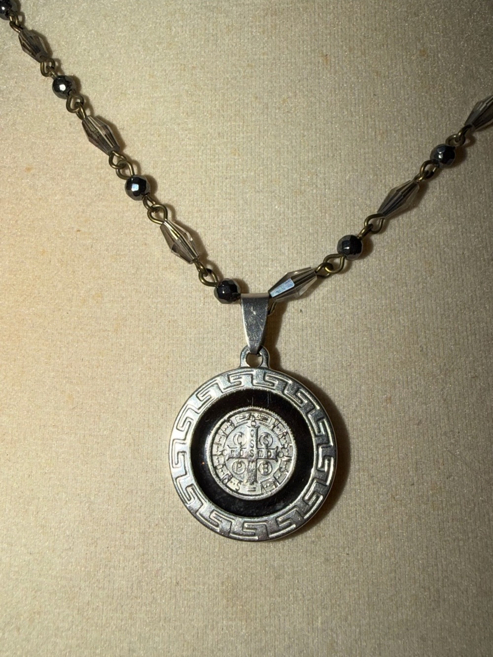 Saint Benedict Medal 925 silver stainless